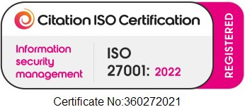 ISO Certificate 27001-2022 image badge